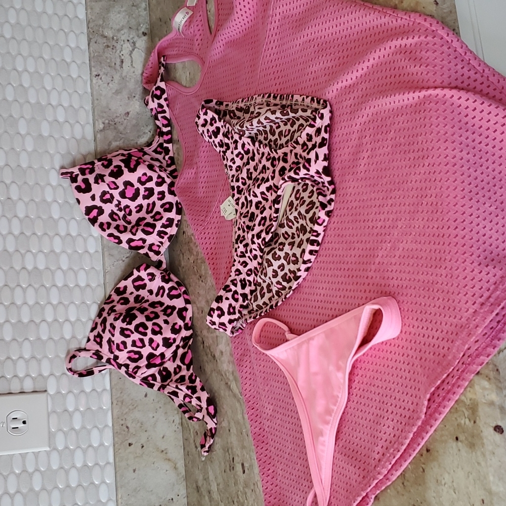 Bikini. Cover Up and Thong